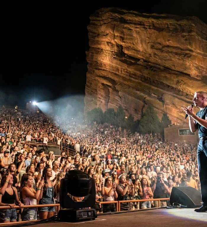 Macklemore repeats Palestine call in 17-song Red Rocks set
