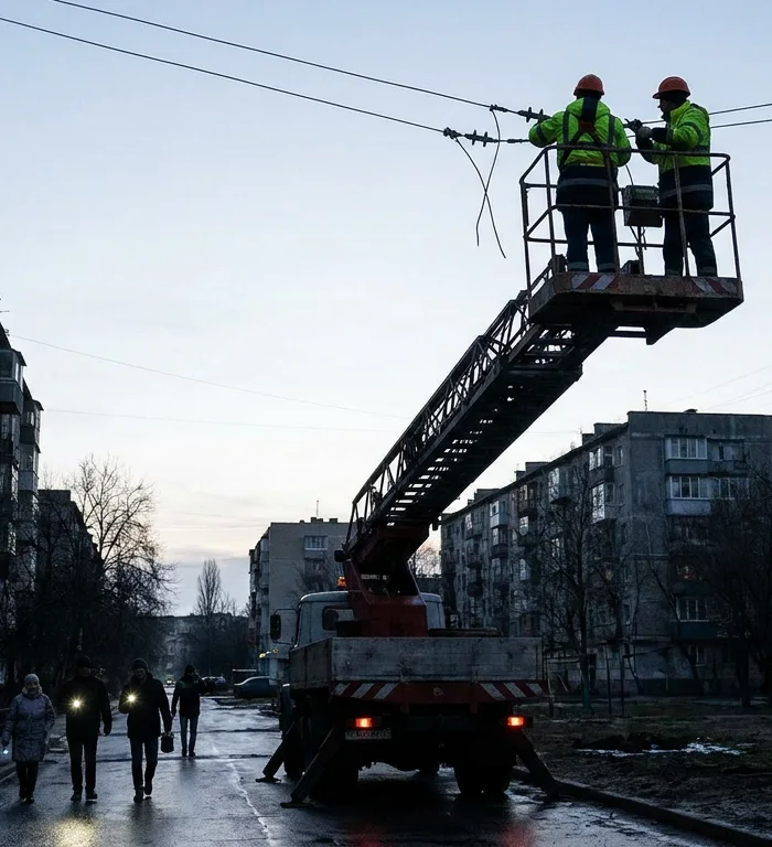 Ukraine power outages hit 500,000 after Russian attack