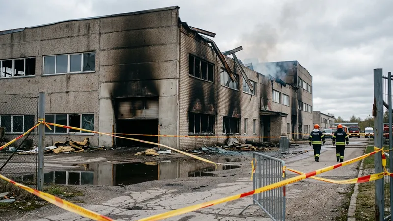 Estonia Accuses Russian Intelligence of Orchestrating Targeted Arson Attacks