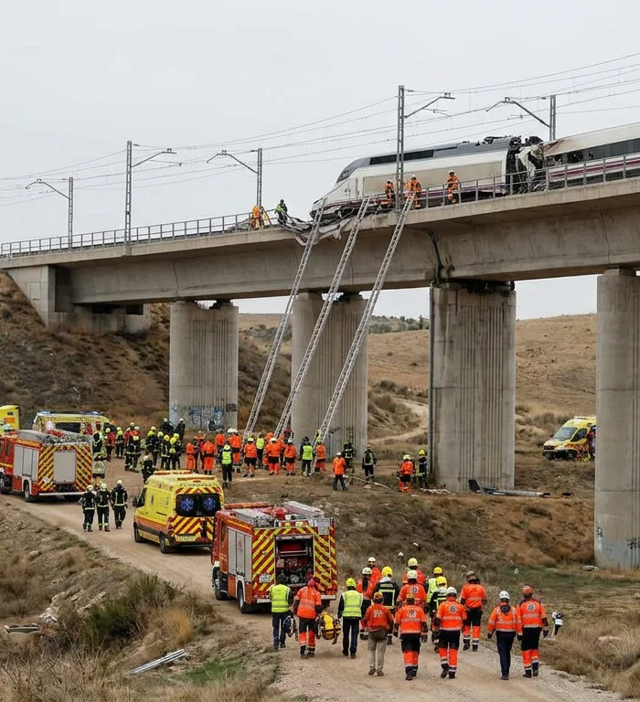 Spain reports at least 30 dead in high-speed train crash