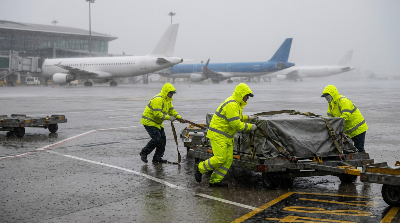 Super Typhoon Champi Grounds Flights Across East Asia