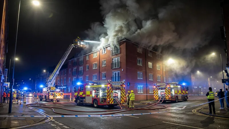 Nottingham City Centre Fire Disrupts Travel, Closes Roads